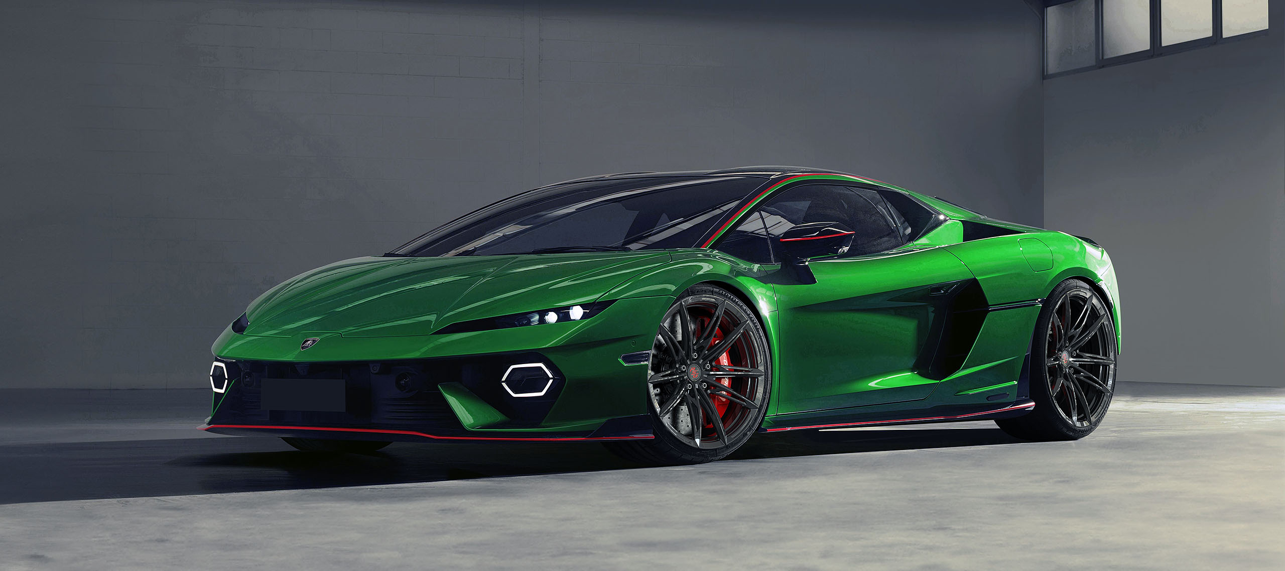 2025 Lamborghini Temerario on Ps-Garage Forged Monoblock Wheel Design SS13